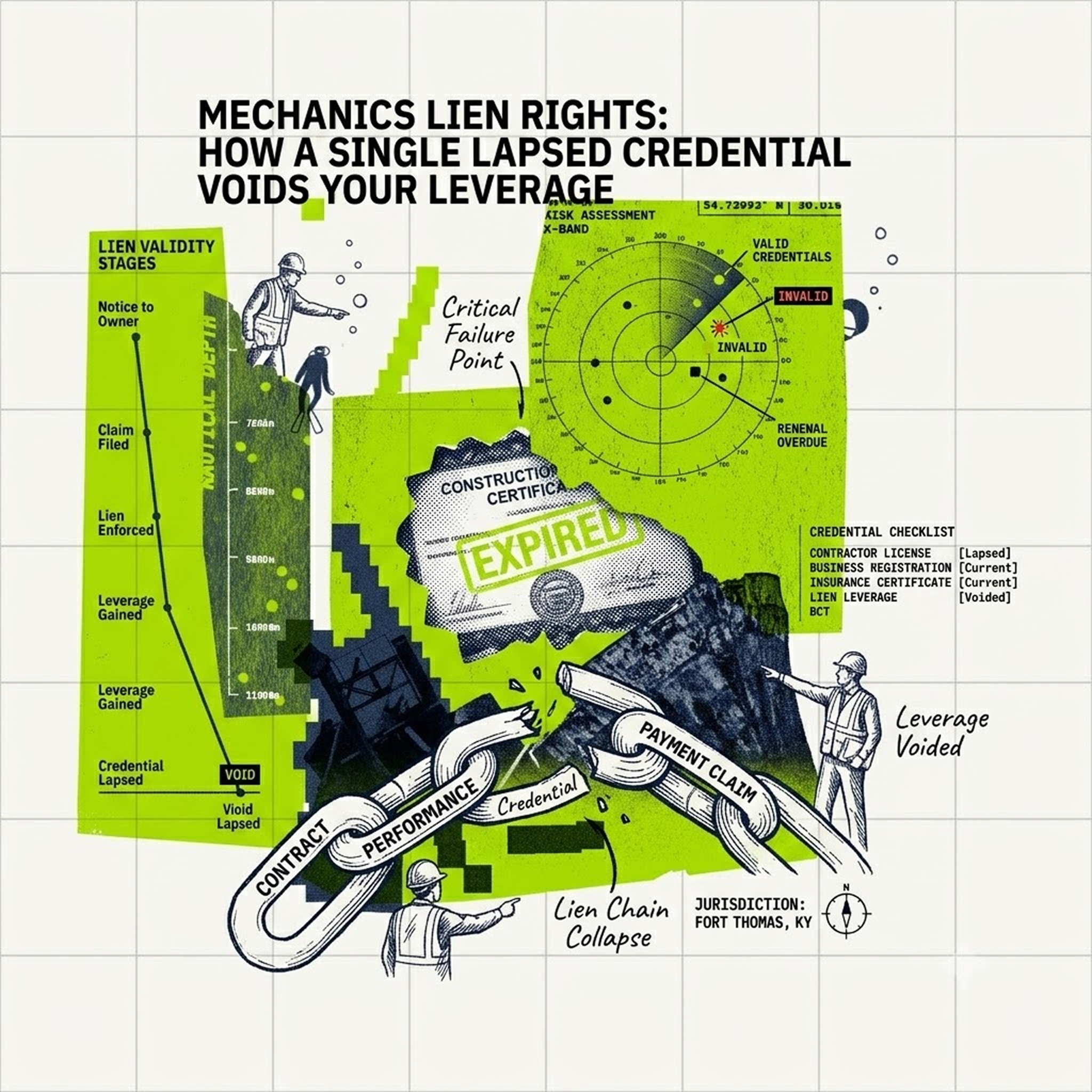 Mechanics lien rights: how a single lapsed credential voids your leverage